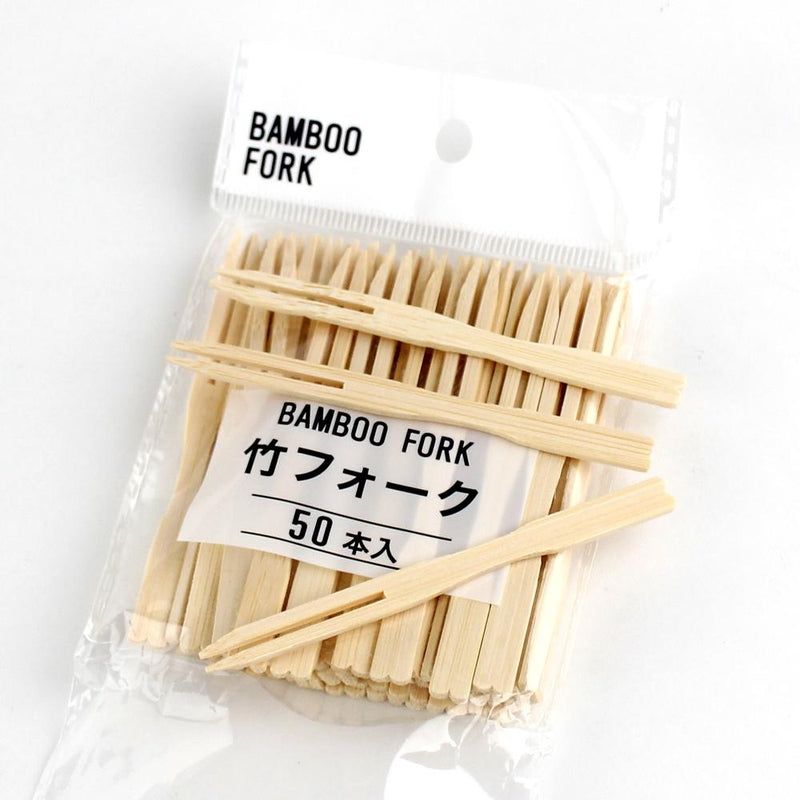 Forks (Bamboo/Disposable/50pcs)