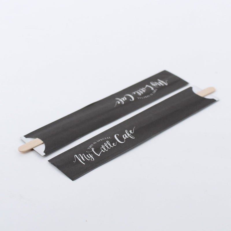 Wood Stir Sticks In Paper Bags (40pcs)