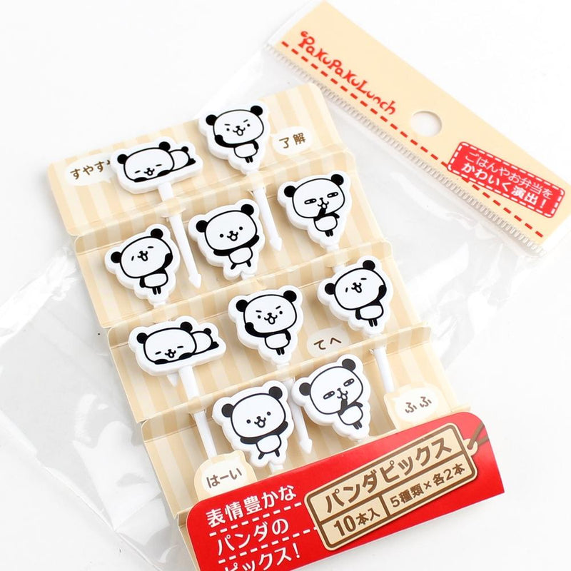 Food Picks (ABS Resin/Panda/4cm (10pcs))