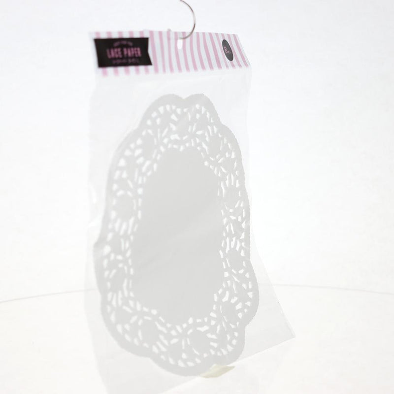 Lace Paper (White/Diameter 22cm (8pcs))