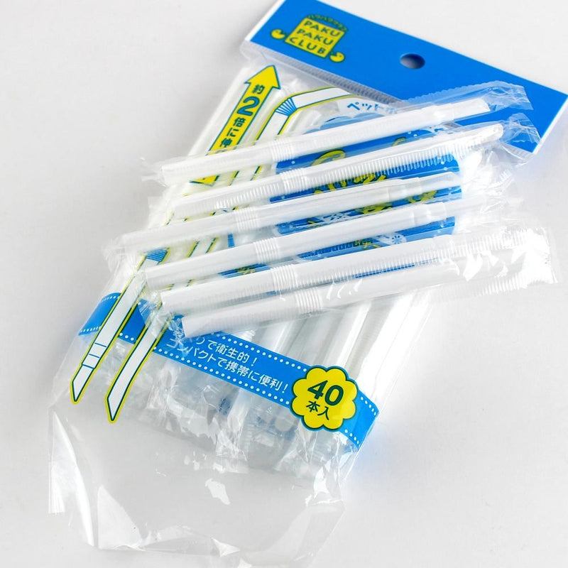 Straws (PP/0.3x19cm/d.0.6cm (40pcs))