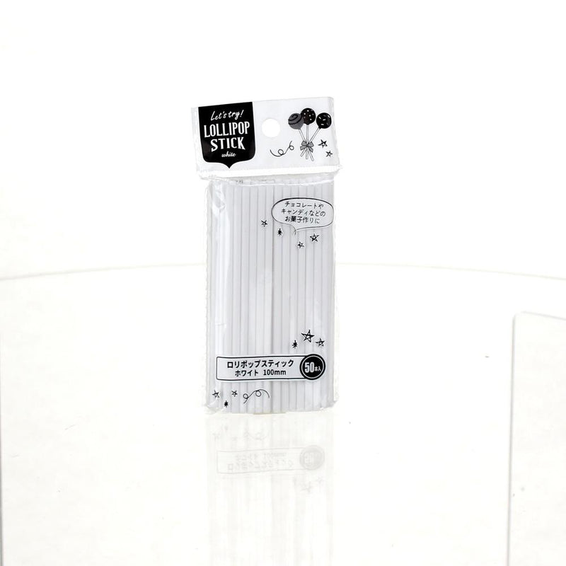 Plastic Sticks (Lollipop/Chocolate/Diameter 3.5x10cm (50pcs))