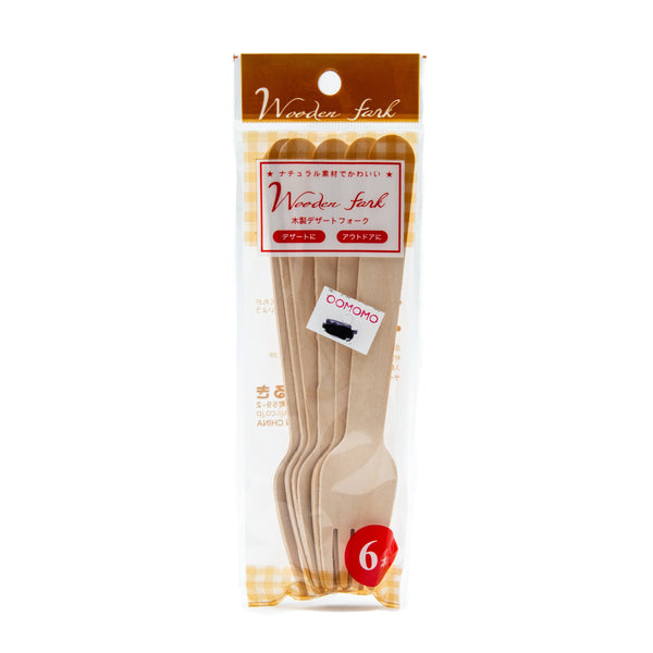 Wooden Fork (Dessert/16cm (6pcs))