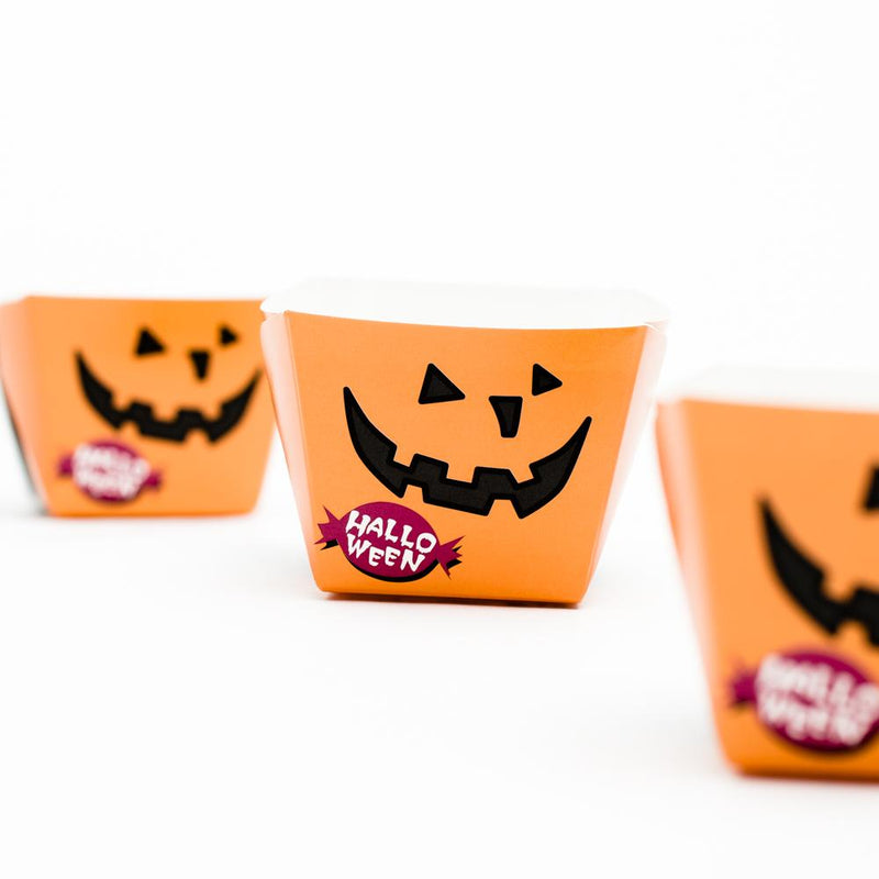 Halloween Treat Dish (OR/GY*OR/WT/3pcs)