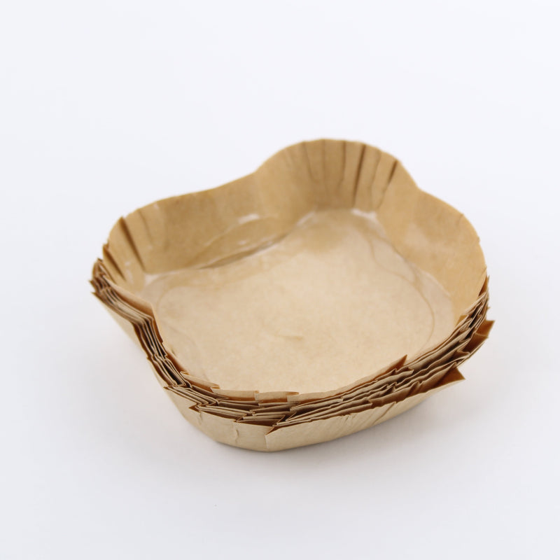 Baking Moulds (Paper/Disposable/For Madeleine/Bear-Shaped/5.6x6.2x1.7cm (7pcs)/SMCol(s): Beige)