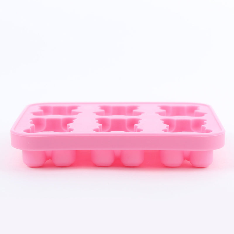 Baking Mould (Silicone/Freezer,Microwave&Oven Safe/Bear/10x11x1.9cm/SMCol(s): Pink)