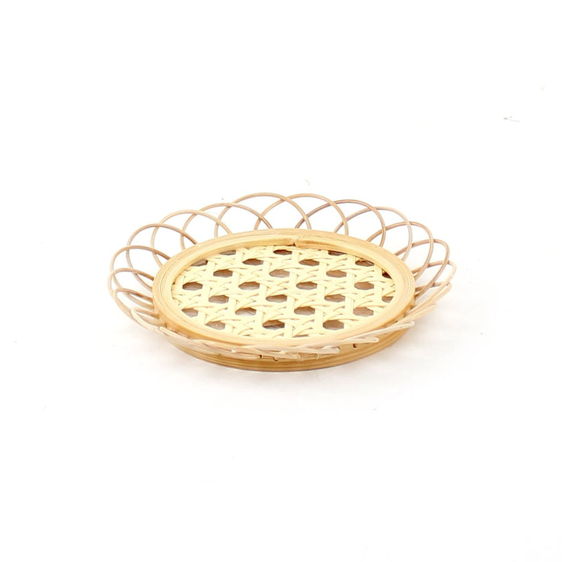 Coaster (Mesh/Hexagonal/WT/d.11.5x1.5cm)