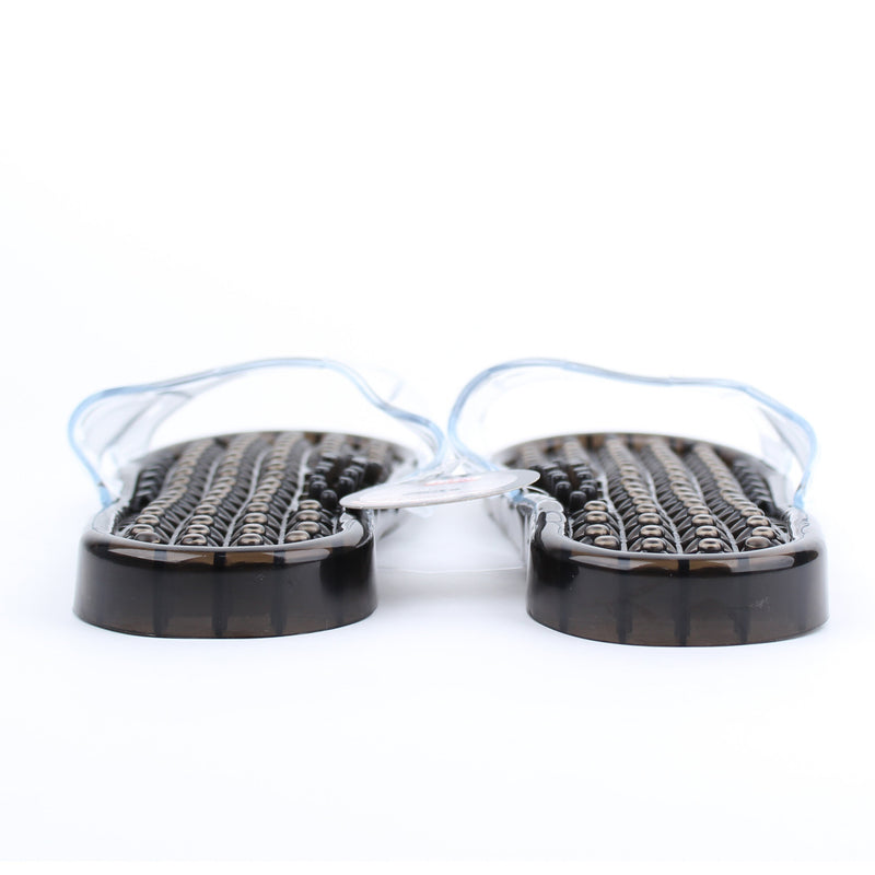 Slippers (For Balcony/Clear Band/24.5cm/1 Pair/SMCol(s): Black)