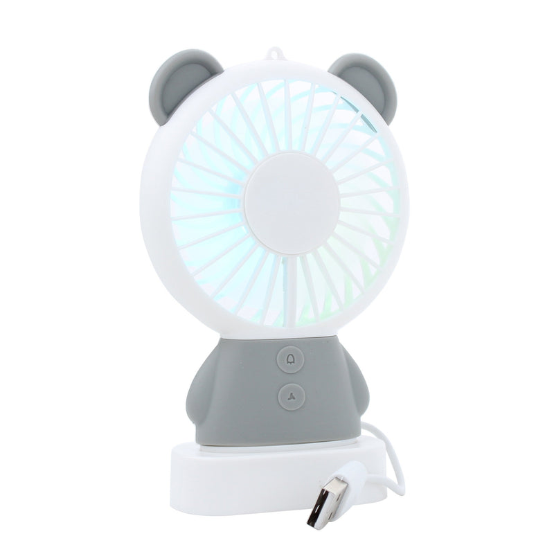 Desk & Portable Fan with Strap & USB Charger