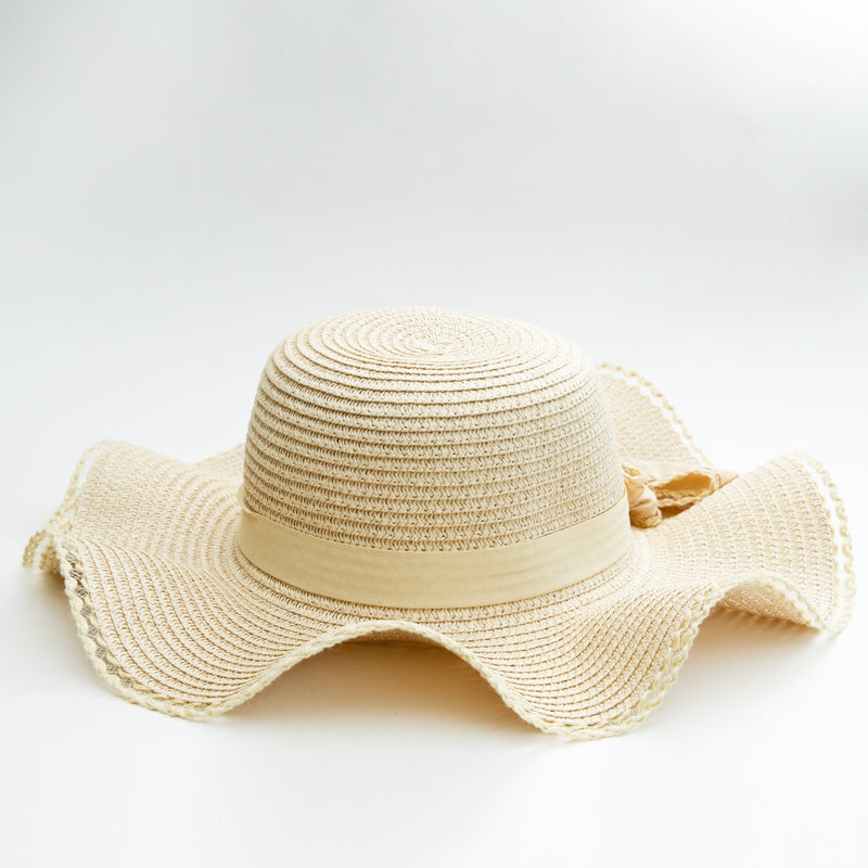 Hat (Wavy Ribbon/SMCol(s): Beige)