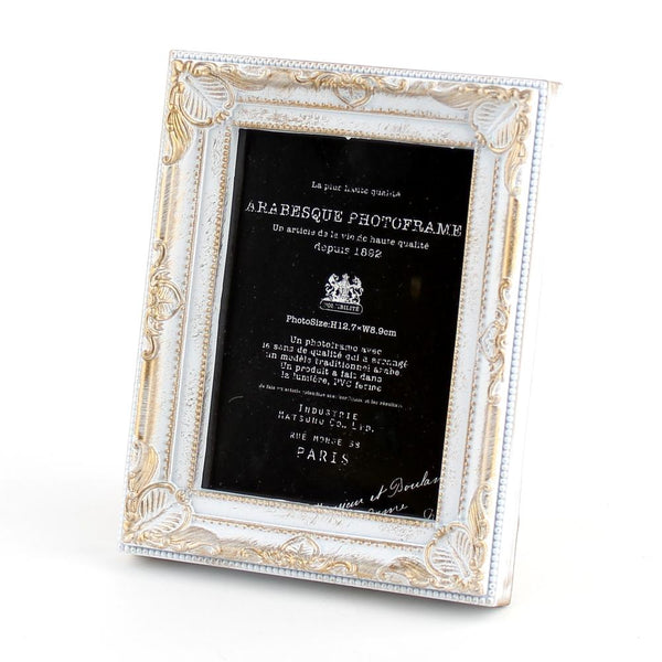 Photo Frame (Arabesque/WT*BK/15.5x12x2cm)