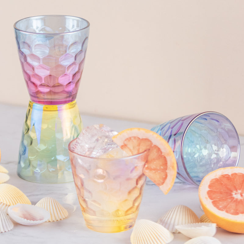 Citrus Gradient Mermaid Drinking Glass (300 ml)