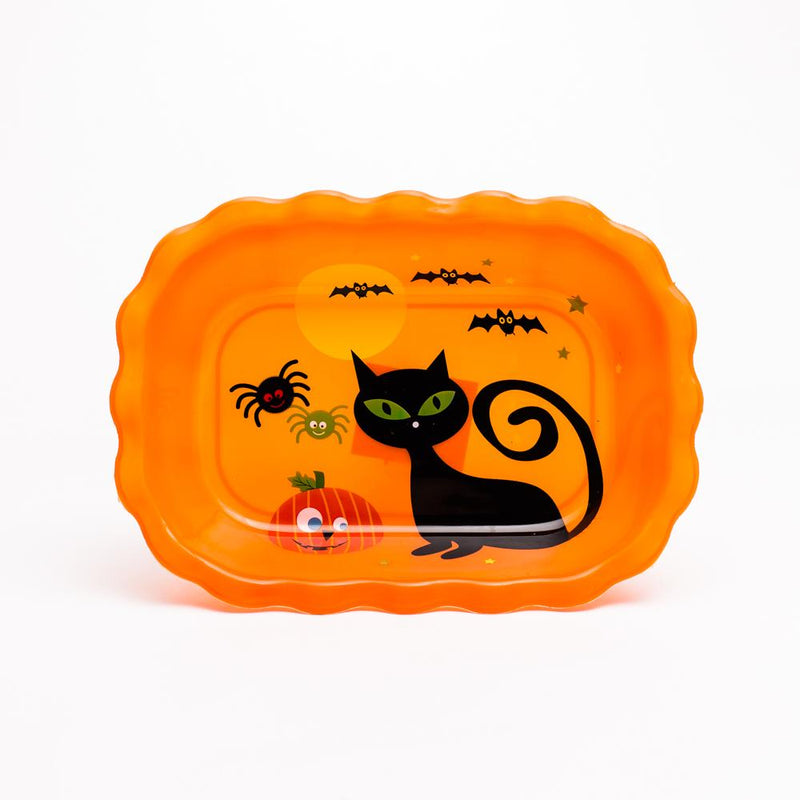 Tray (Polypropylene/Rectangular/Halloween/Cat)