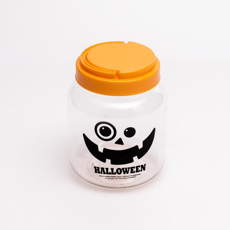 Plastic Jar (Polypropylene/PET/Halloween/Jack-o-Lantern)