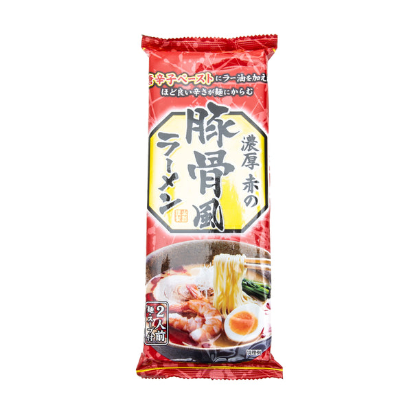 Instant Ramen (Red Tonkotsu Style/Thin Noodles)