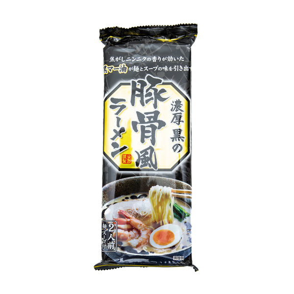 Instant Ramen (Black Tonkotsu Style/Thin Noodles)