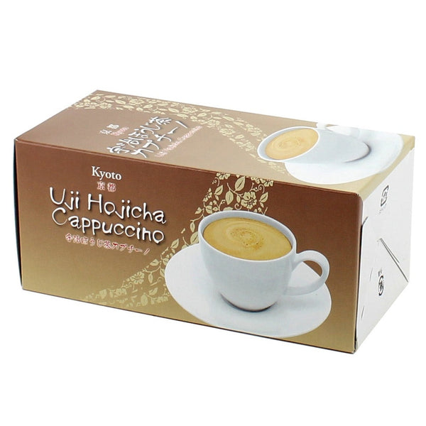 Yanoen Hojicha Roasted Green Tea Cappuccino Tea Mix (120g (10pcs))