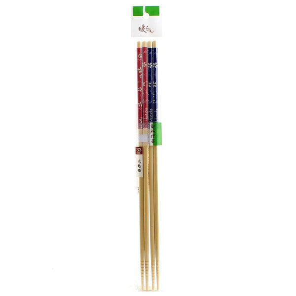 Cooking Chopsticks (Tempura/Flowers/PK/BN*PR/BN/33cm (2pr))