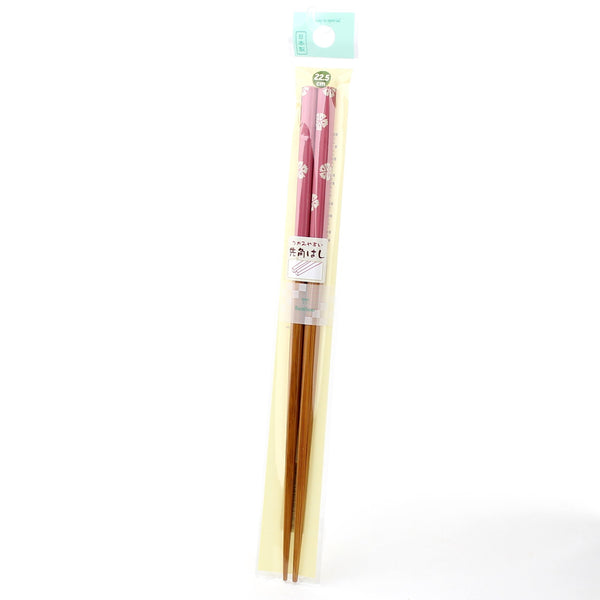 Chopsticks (Bamboo/Flowers/PK/BE*BL/BE/22.5cm (1pr))