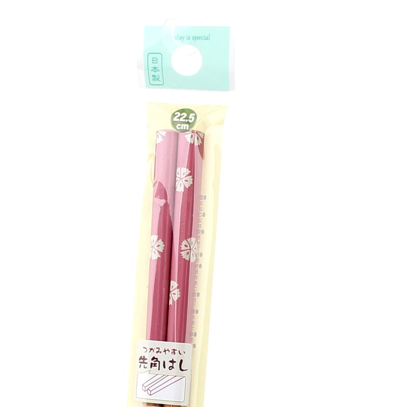 Chopsticks (Bamboo/Flowers/PK/BE*BL/BE/22.5cm (1pr))