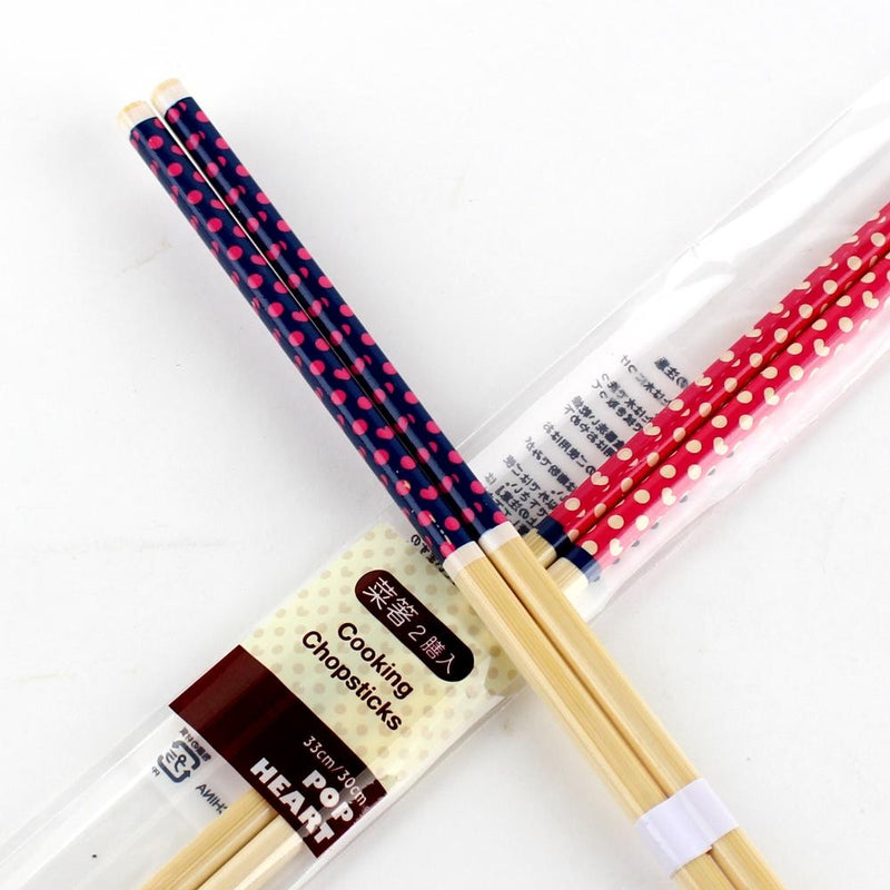 Cooking Chopsticks (Hearts/BL*PK/30cm*33cm (2pr))