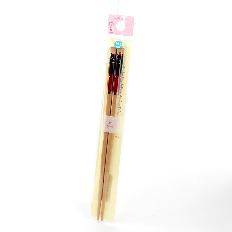 Chopsticks (Non-Slip/Bear*Cat/2xCol/19.5cm (1pr))