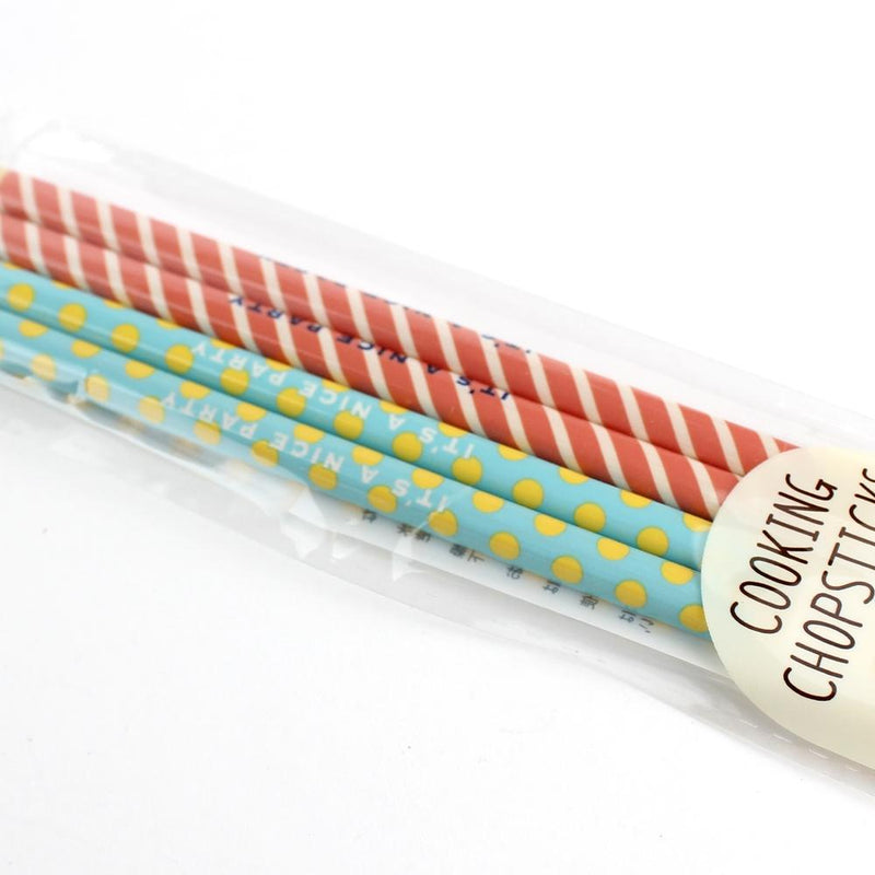 Chopsticks (Bamboo/Stripes/Polka Dots/26cm (2pcs))