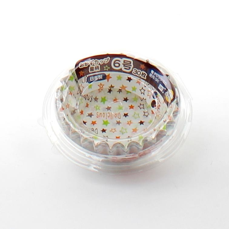 Disposable Paper Food Cups (Size 6*Microwavable/Stars/WT*YL/3.5cm/d.6.5cm (30pcs))