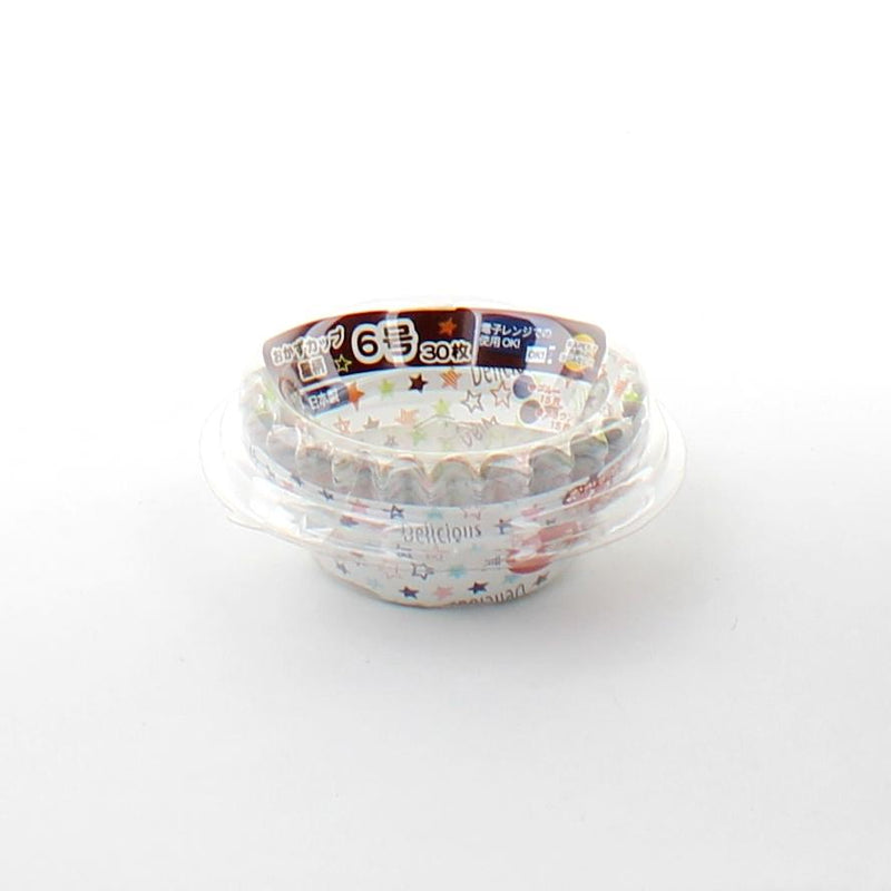 Disposable Paper Food Cups (Size 6*Microwavable/Stars/WT*YL/3.5cm/d.6.5cm (30pcs))