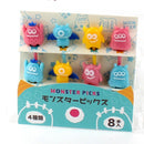 Food Picks (Styrene/Monsters/Monsters:4.5x1.5x0.7cm/With Wings:4.5x2.5x0.5cm/8pcs)