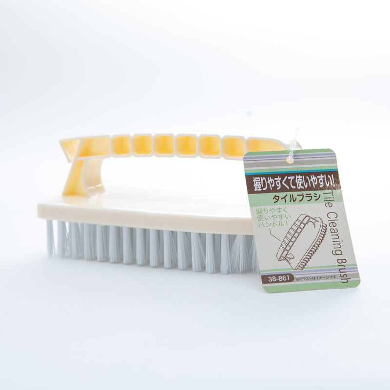 Tile Cleaning Brush with Iron Handle