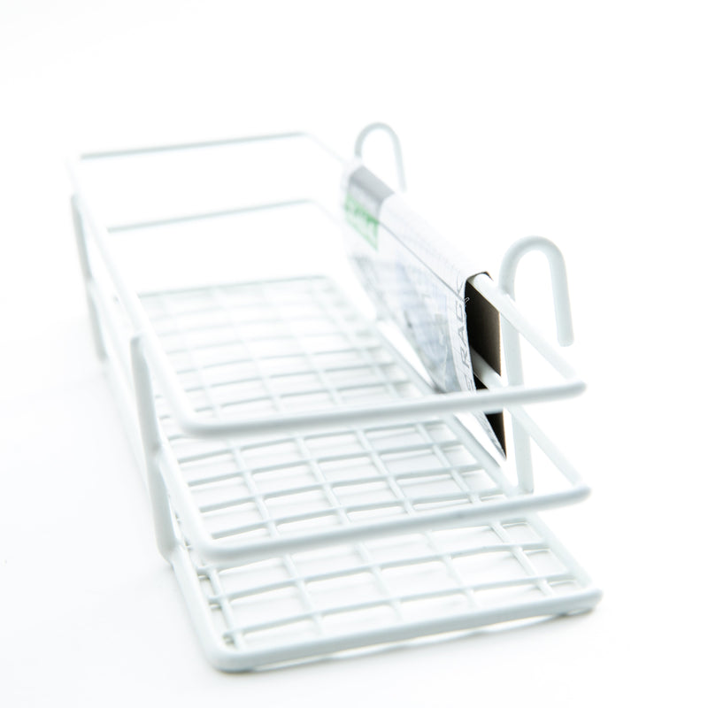 White Hanging Wire Rack 