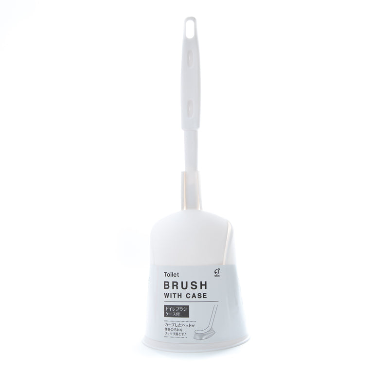 White Toilet Brush with Case