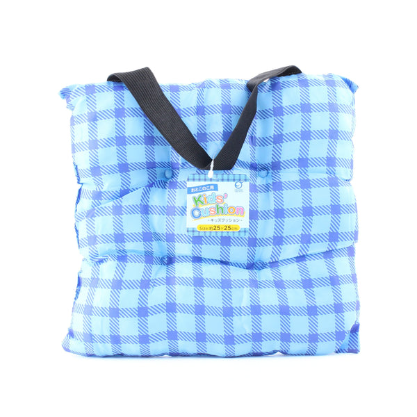 Blue Gingham Children Cushion