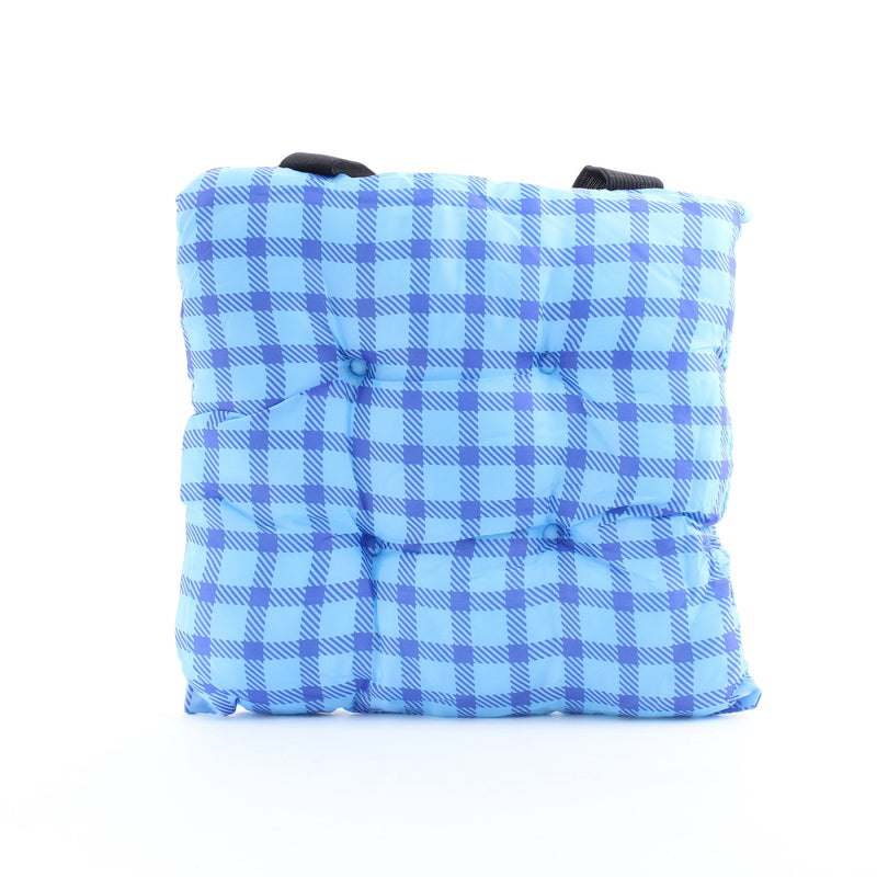 Blue Gingham Children Cushion