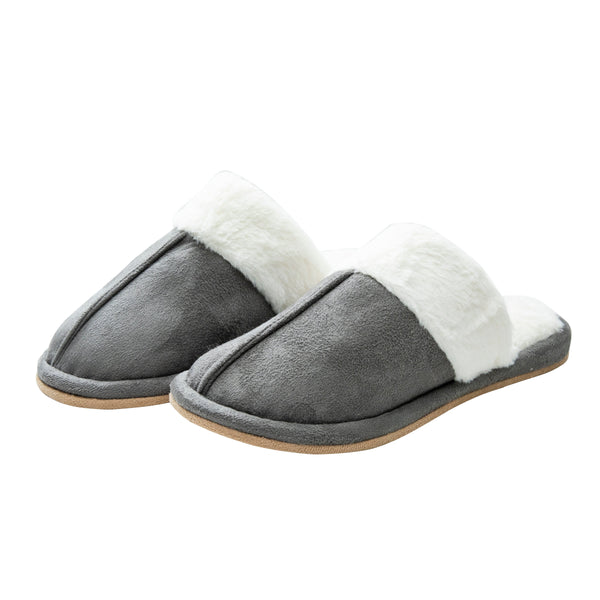 Slippers (Sherpa Fleece/23-25cm/1 Pair/Paire/SMCol(s): Grey)
