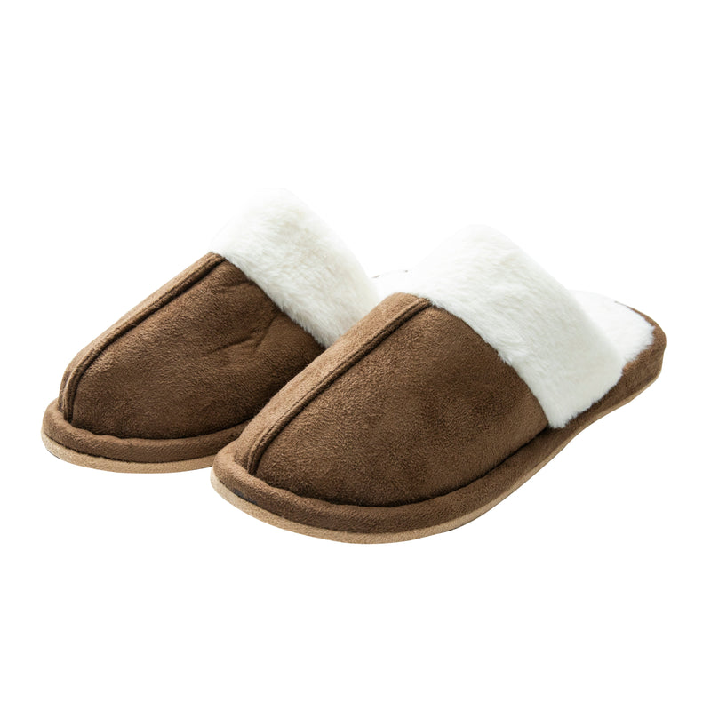 Slippers (Sherpa Fleece/23-25cm/1 Pair/Paire/SMCol(s): Brown)