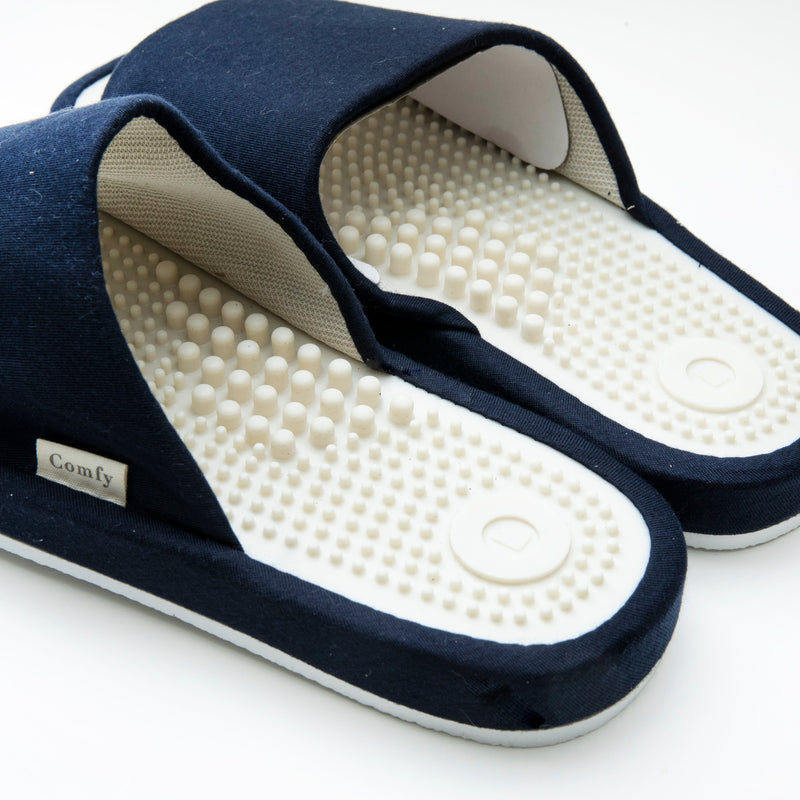 Slippers (Massaging Foot Bed/M/L/27cm/SMCol(s): Navy)