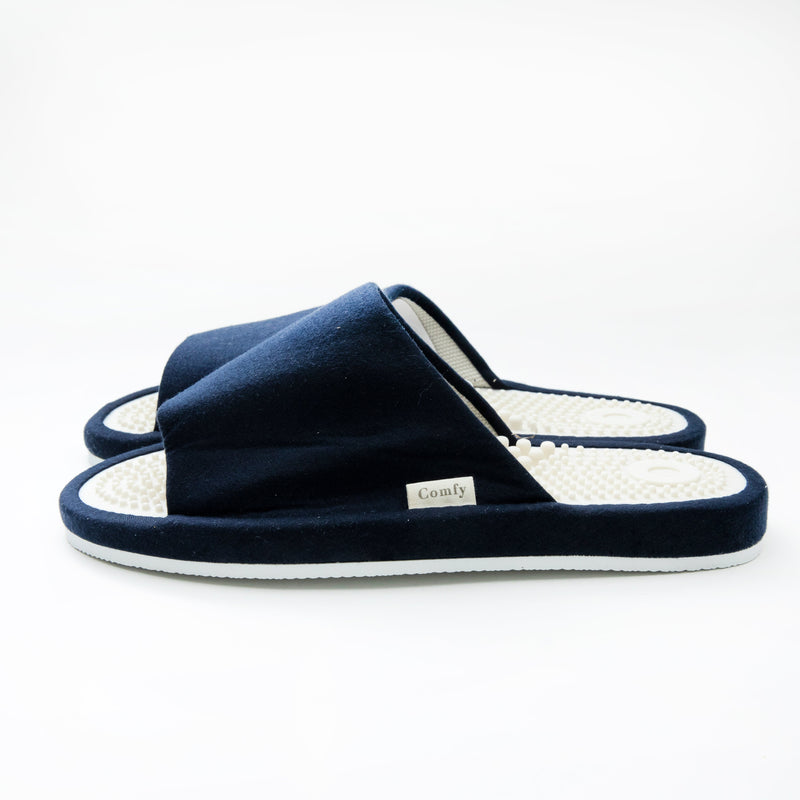 Slippers (Massaging Foot Bed/M/L/27cm/SMCol(s): Navy)