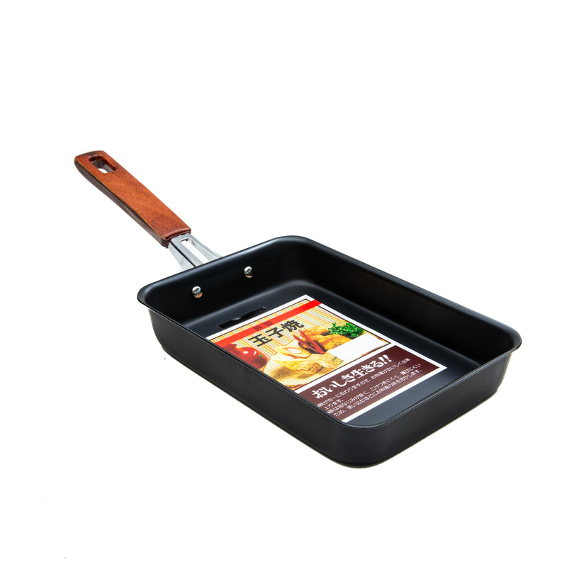 Omelette Pan (Iron/Rectangular/21x23x3.5cm/SMCol(s): Black,Brown)