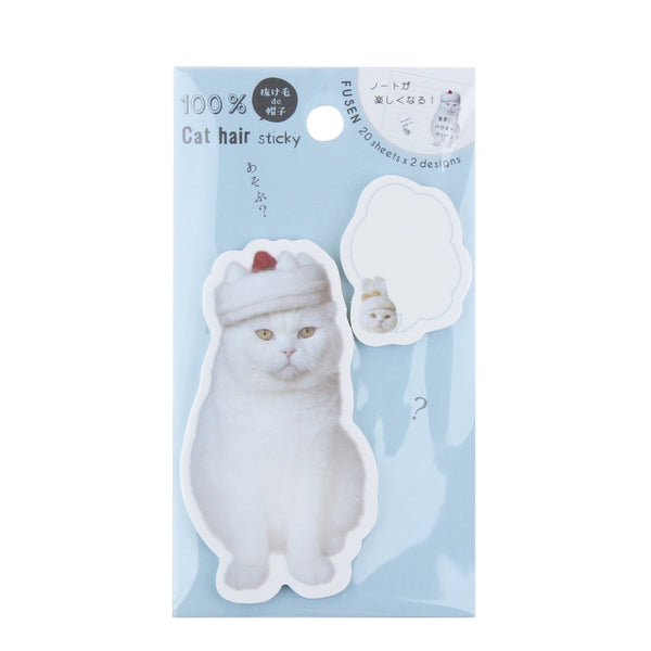 Cat Hair Sticky Notes (40 Sheets)