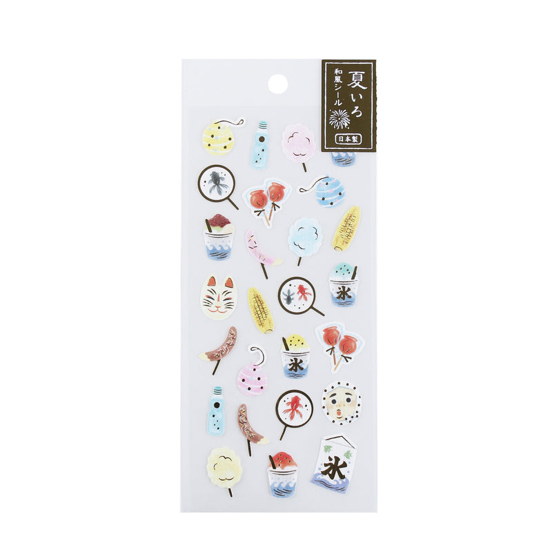 Japanese Style Summer Festival Stickers