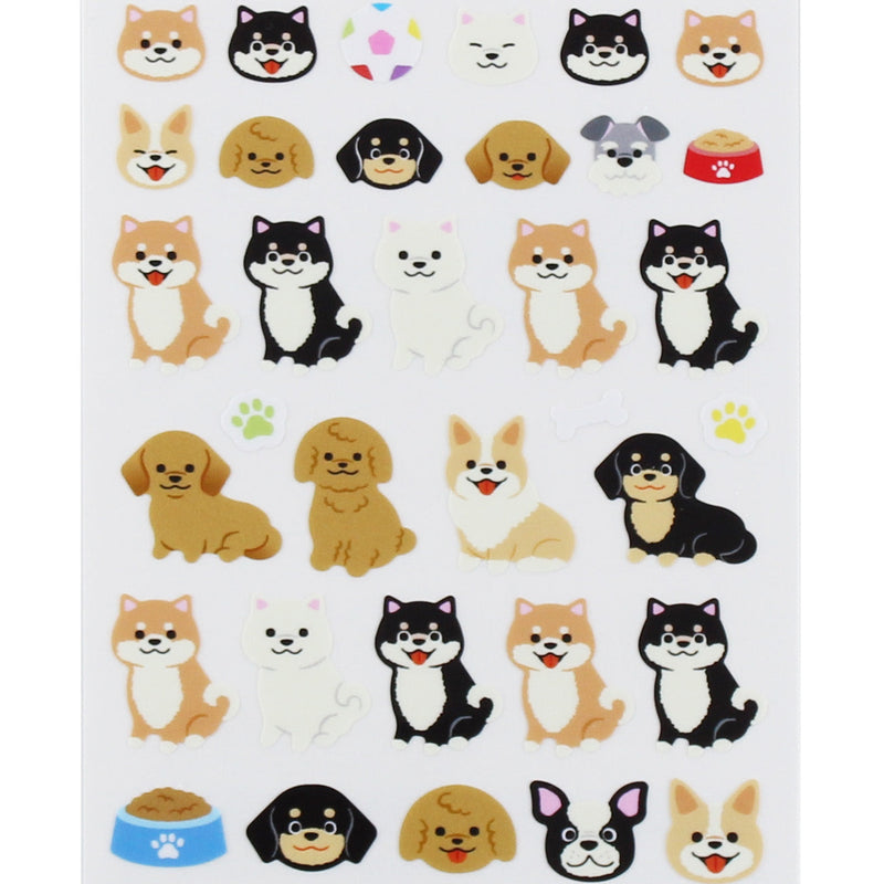 Summer Pattern Dog Stickers