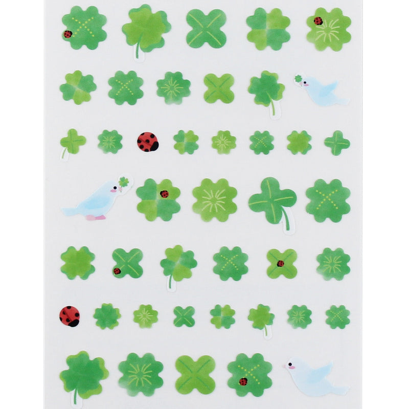 Summer Pattern Clover Stickers