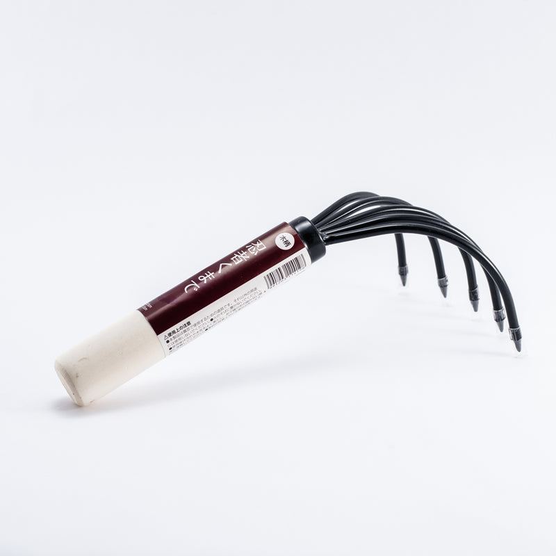 Mini cultivator / rake with wooden handle