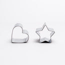 Fancy Cookie Cutter (Star & Heart 2pcs)