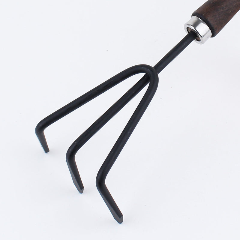 Gardening Rake with Wooden Handle