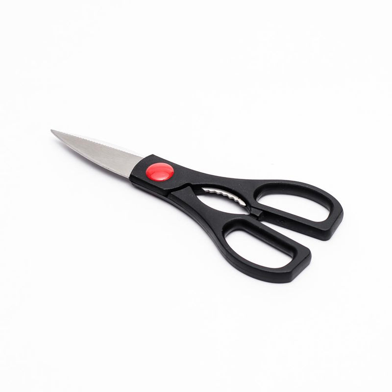 Serrated Kitchen Scissors with Shell Cracker