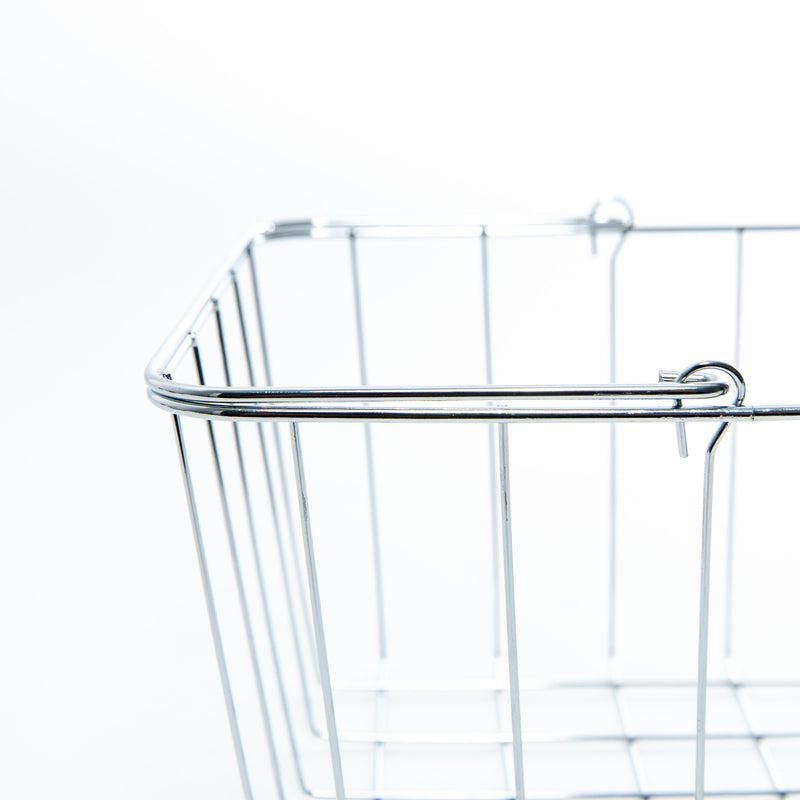 Square Steel Basket with Handle