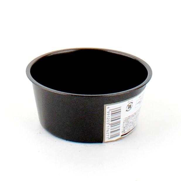 Custard Pudding Cup (Iron/f/Pudding/Round/BK/d.7.8x3.7cm / 120mL)